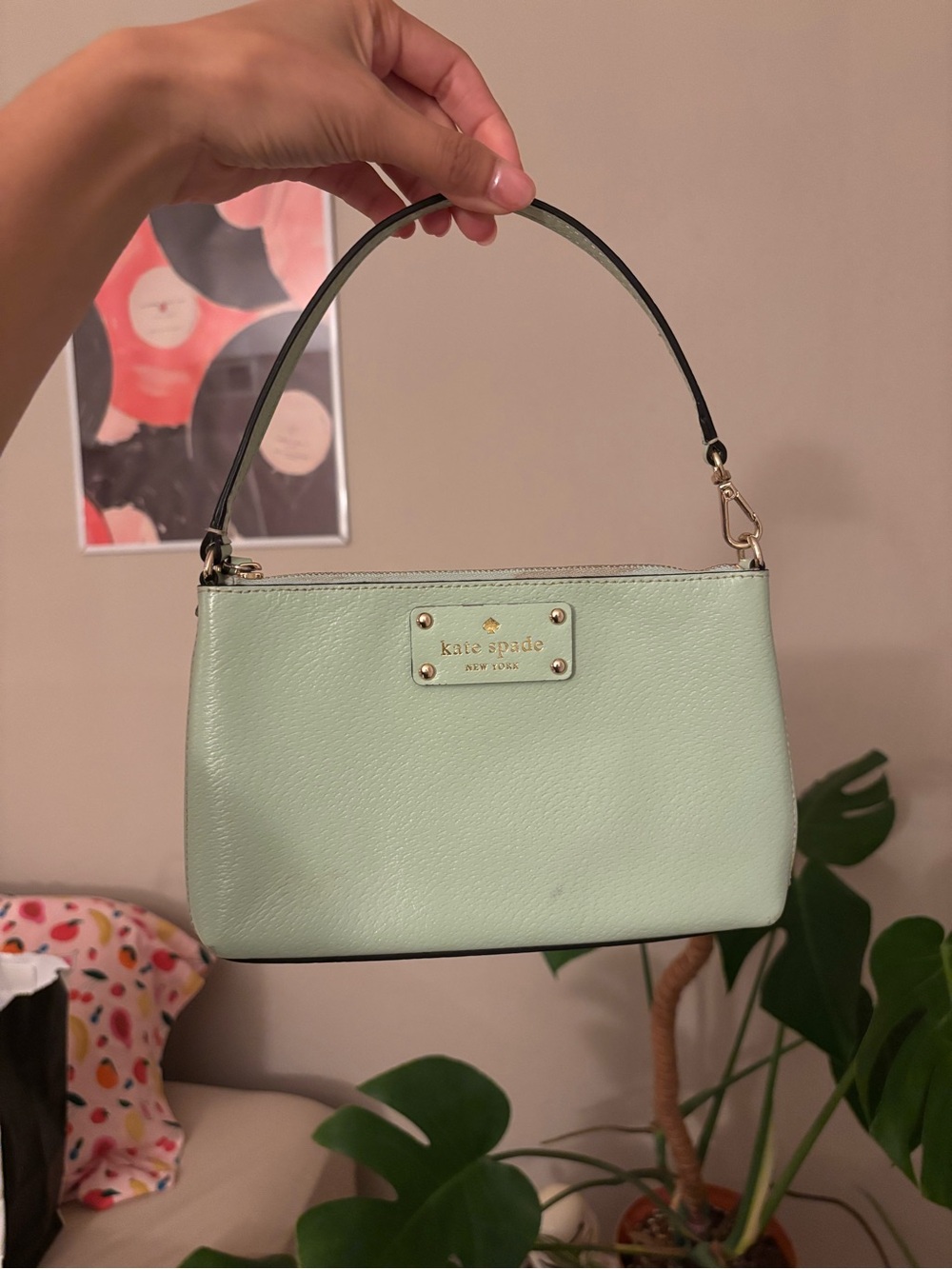 Kate Spade Mint Green Wristlet/Mini purse